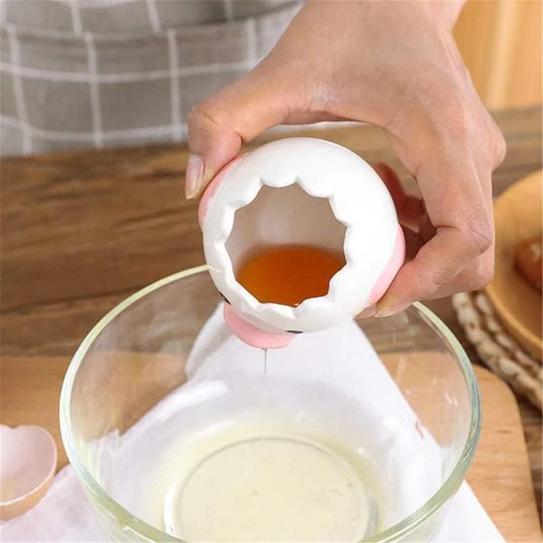 Ceramic Egg Divider, Egg Yolk Separator, Egg Liquid Filter, Baking Utensils, Egg Holder Ceramic Egg Divider, Egg Yolk Separator, Egg Liquid Filter, Baking Utensils, Egg Holder